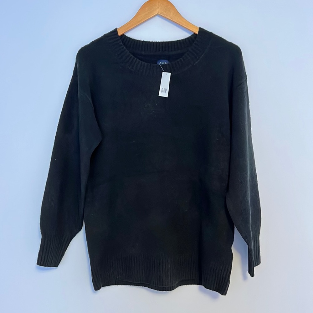 Gap black chenille sweater